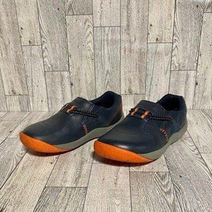 Clarks Blue and Orange Dress Shoes.  Size Toddler 12W